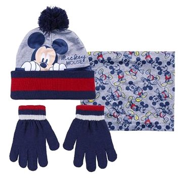 Mickey Mouse - čepice, nákrčník a rukavice