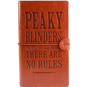 E-shop Peaky Blinders - There Are No Rules - Reisenotizbuch