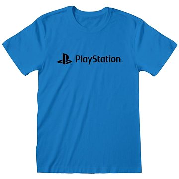 PlayStation - Black Logo - tričko XL