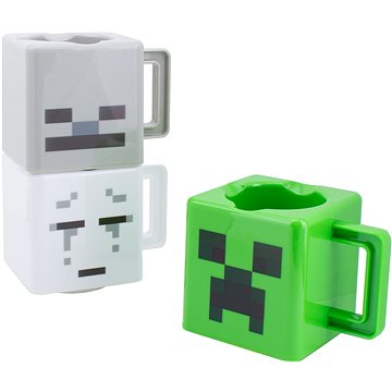 Minecraft - Stacking Mugs - set 3 hrnků