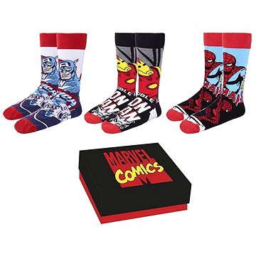 E-shop Marvel - 3 páry ponožek 40-46