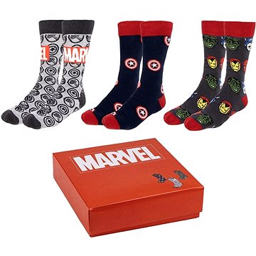 E-shop Marvel - 3 páry ponožek 35-41