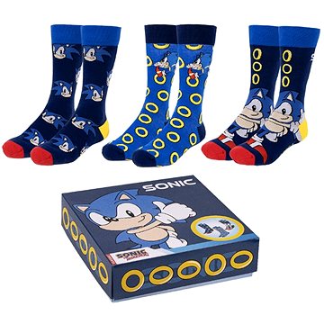 E-shop Sonic - 3 páry ponožek 35-41