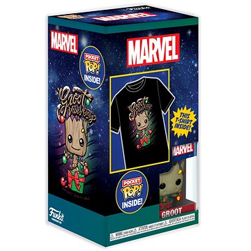 E-shop Guardians of the Galaxy - Holiday Groot - T-Shirt mit Figur