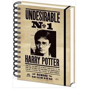 Harry Potter - Sirius and Harry - zápisník 3D proměňovací