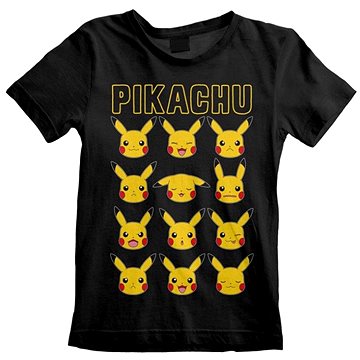 Pokémon - Pikachu Faces - dětské tričko