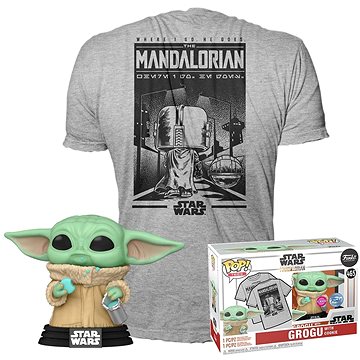 Star Wars: Mandalorian - tričko s figurkou