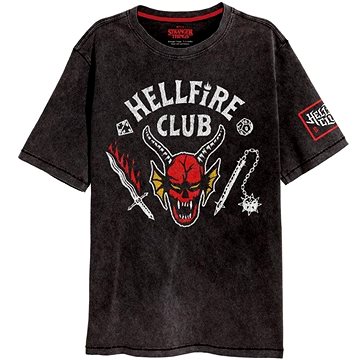 Stranger Things - Hellfire Crest - tričko