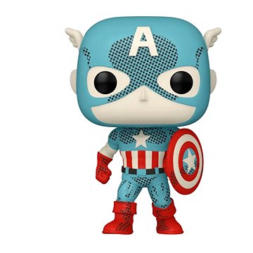 E-shop Funko Pop! Marvel: Retro Reimagined - Captain America (Sonderausgabe)