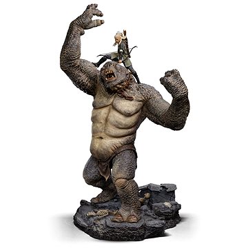 E-shop Lord of the Rings - Legolas Vs Cave Troll Deluxe - Art Scale 1/10