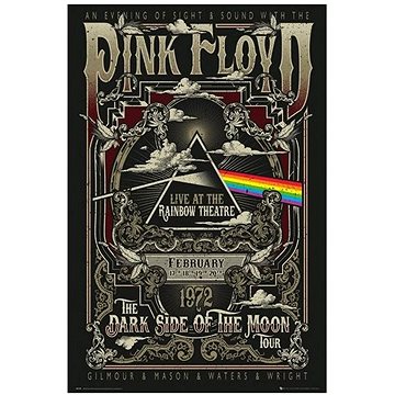 Pink Floyd - Rainbow Theatre - plakát 65 x 91,5 cm