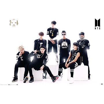 BTS - Black And White - plakát