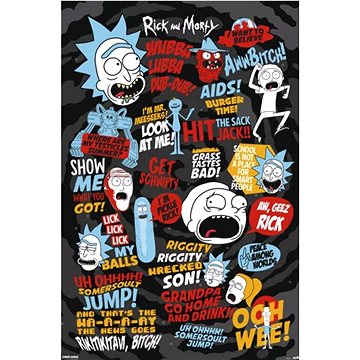 Rick & Morty - Quotes - plakát