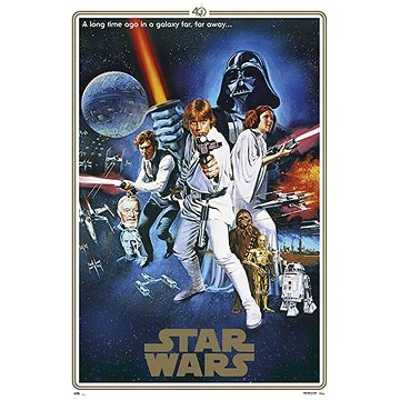 Star Wars - Hvězdné války - One Sheet 40th Anniversary - plakát