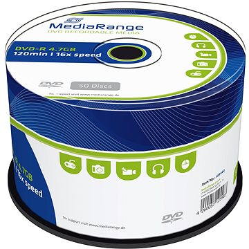 MediaRange DVD-R 50ks cakebox (MR444)