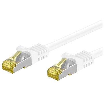 OEM S/FTP patchkabel Cat 7, s konektory RJ45, LSOH, 5m, bílý
