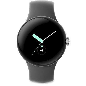 Google Pixel Watch 41mm Polished Silver/Charcoal