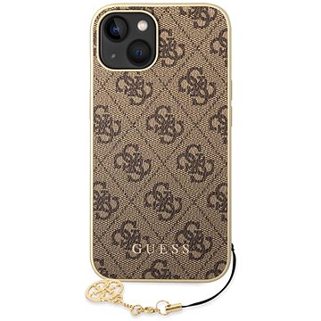E-shop Guess 4G Charms Back Cover für iPhone 14 Brown