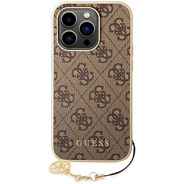 E-shop Guess 4G Charms Back Cover für iPhone 14 Pro Braun