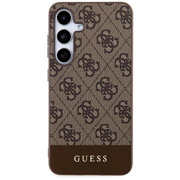 E-shop Guess 4G Strip Backcover für das Samsung Galaxy S24 Brown