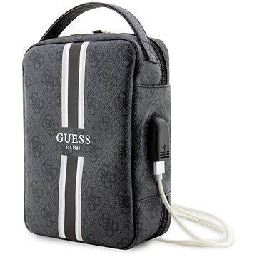E-shop Guess PU 4G Printed Stripes Travel Universal Bag Black