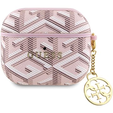 E-shop Guess PU G Cube Charm Case für AirPods 3 Pink