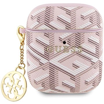 E-shop Guess PU G Cube Charm Case für AirPods 1/2 Pink