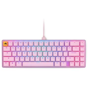 E-shop Glorious GMMK 2 Compact keyboard - Fox Switches, ANSI-Layout, pink