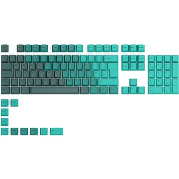 Glorious PC Gaming Race GPBT Keycaps - 115 PBT, ISO, UK, Rain Forest