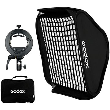 E-shop Godox Quick Softbox mit 60x60 Wabe und S2 Halter für Speedlite Blitz