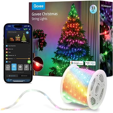 E-shop Govee LED RGBIC Beleuchtung für den Weihnachtsbaum 10m