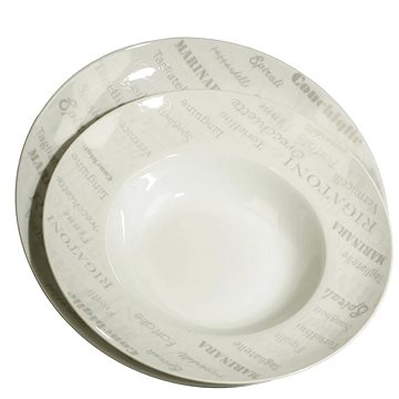 HD Home Design talíř z porcelánu na těstoviny 30 x 30 x 6 cm