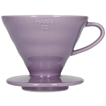 Hario Dripper V60-02, keramický, fialový