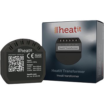HEATIT Transformer, Spannungswandler von 230V AC auf 12V/5V/3,3V DC