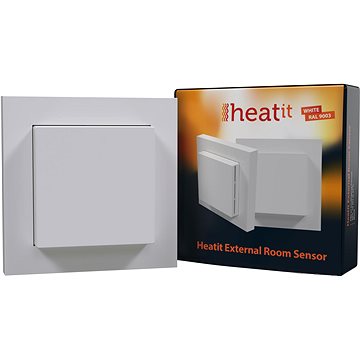 E-shop HEATIT Externer Temperatursensor Weiß RAL 9003
