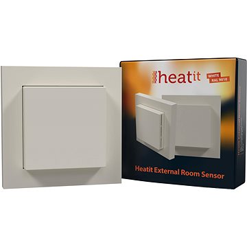 E-shop HEATIT Externer Temperatursensor Weiß RAL 9010