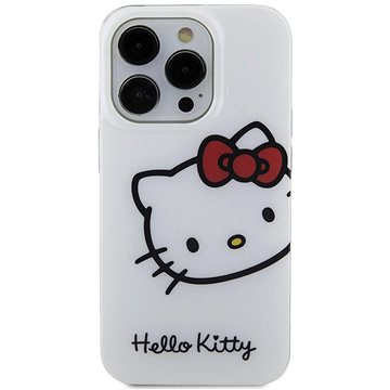 E-shop Hello Kitty IML Head Logo Backcover für das iPhone 15 Pro White