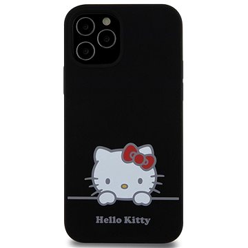 E-shop Hello Kitty Liquid Silicone Daydreaming Logo Backcover für das iPhone 12/12 Pro Black