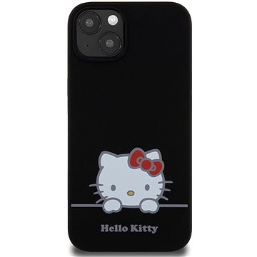 E-shop Hello Kitty Liquid Silicone Daydreaming Logo Backcover für das iPhone 13 Black