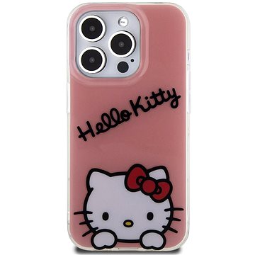 E-shop Hello Kitty IML Daydreaming Logo Backcover für das iPhone 15 Pro Pink