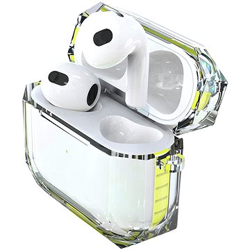 Hishell Two Colour Clear Case for Airpods 3 Yellow