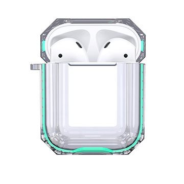 Hishell Two Colour Clear Case for Airpods 1&2 Green