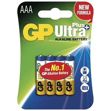 GP Ultra Plus Alkaline LR03 (AAA) 4ks v blistru