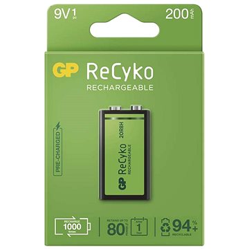 GP ReCyko 200 (9V), 1 ks