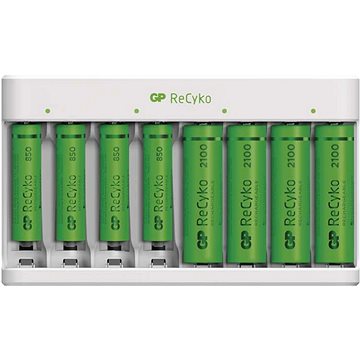 E-shop GP Batterieladegerät GP Eco E811 + 4× AA 2100 + 4× AAA