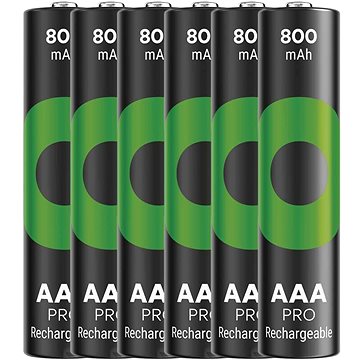 E-shop GP Wiederaufladbare Batterien ReCyko Pro Professional AAA (HR03), 6 Stück