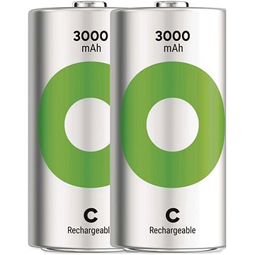 E-shop GP Wiederaufladbare Batterie ReCyko 3000 C (HR14), 2 Stück