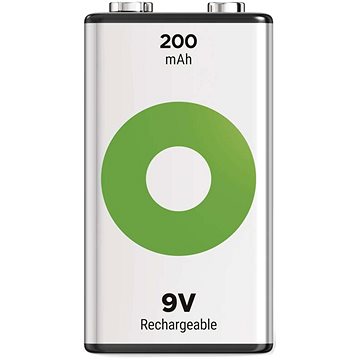 E-shop GP Wiederaufladbare Batterie ReCyko 200 (9V), 1 Stück