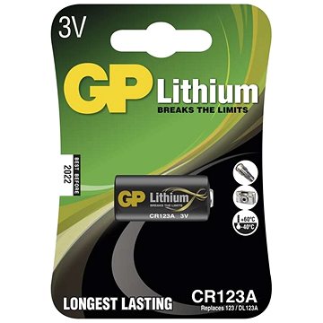 E-shop GP CR123A Lithium 1 Stück in Blisterpackung