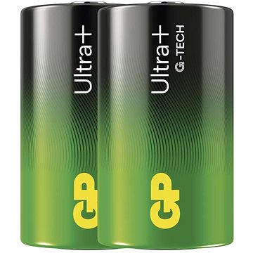 E-shop GP Alkalibatterie Ultra Plus D (LR20), 2 Stück